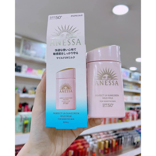 [Chính Hãng]Kem Chống Nắng Anessa Perfect UV Sunscreen Mild Milk SPF50 60ml (full Vat)