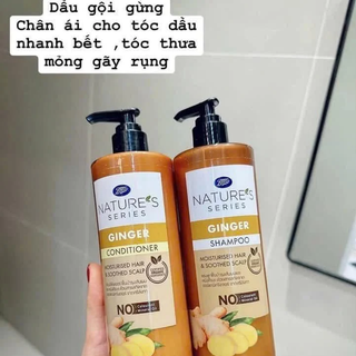 [Hàng CTY]Dầu gội Boots Gừng 480ml