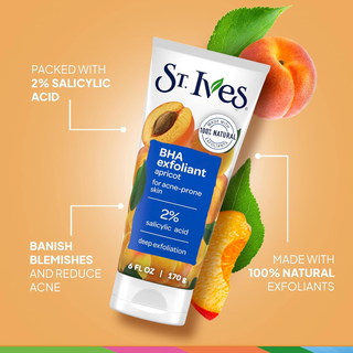 [Authentic]Sữa rửa mặt Stives BHA Exfoliant 170gr