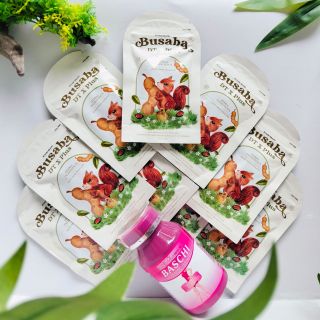 COMBO BASCHI HỒNG & BUSABA (70viên /10 gói) ĐẸP DÁNG - KHỎE DA TỪ CHIẾT XUẤT TRÁI CÂY TỰ NHIÊN 🫜