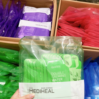 [Authentic]Mặt nạ Mediheal Double Xanh Lá (Bịch 15 miếng)