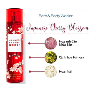 [Hàng Auth]Xịt Thơm Body Bath (Japanese Cherry Blossom) 236ml