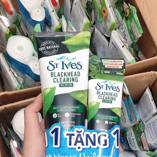 [Authentic]Sữa rửa mặt Stives Trà Xanh 170gr tặng kèm tuýp 50gr