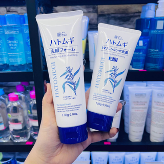 [Chính Ngạch]Sữa rửa mặt Hatomugi Trắng 170gr