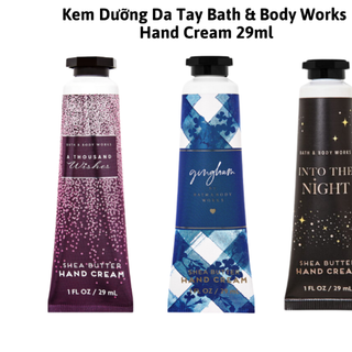[Hàng Auth]Kem Dưỡng Tay Bath & Body Works into the night 29ml