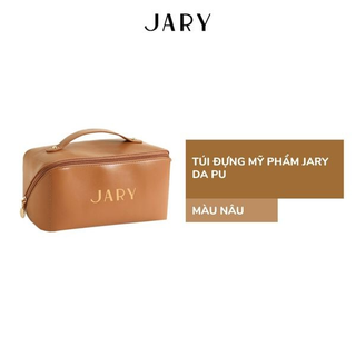 [Chính Hãng]Túi đựng mỹ phẩm Jary da PU (nâu)