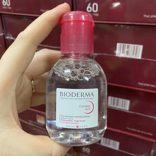 [Hàng Full tem]Tẩy trang Bioderma 100ml hồng