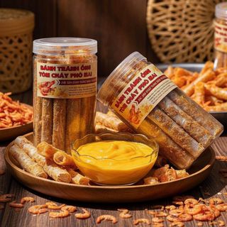 BÁNH TRÁNG ỐNG RUỐC CHAY PHOMAI, SIÊU PHẨM ĂN VẶT 200G - WINNIE HOUSE