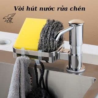 Bộ vòi bơm hút nước rửa chén gắn bồn rửa
