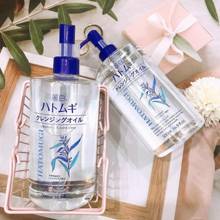 [Chính Ngạch]Dầu tẩy trang Hatomugi 500ml Nhật