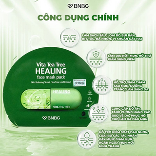 [Hàng CTY]Mặt nạ BNBG Vita Tea Tree (Hộp 10 miếng)