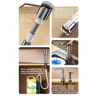 Bộ vòi bơm hút nước rửa chén gắn bồn rửa