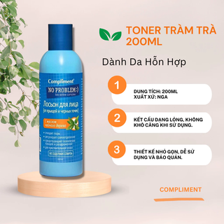 [Chính Ngạch]Toner Compliment 200ml (nắp trắng vạch cam)
