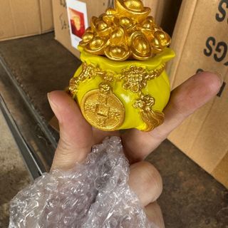 Hủ Đựng Muối Gạo Nước Vàng Tài Lộc May Mắn