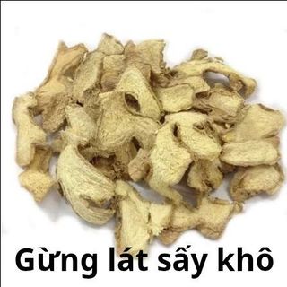 Gừng Lát Sấy Khô Túi 500g