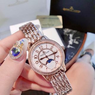 SALE ĐỒNG HỒ NỮ THUỴ SỸ SIÊU CẤP JAGER LECOULTRE DÂY THÉP