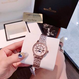 SALE ĐỒNG HỒ NỮ THUỴ SỸ SIÊU CẤP JAGER LECOULTRE DÂY THÉP