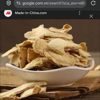 Gừng Lát Sấy Khô Túi 500g