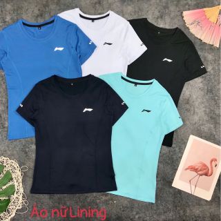 Áo nữ vải mè Lining nhẹ thoáng mát