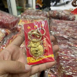 Sỉ Móc Khóa Thần Tài  Mạ Vàng giá sỉ - giá bán buôn, lì xì Tết - Vía Thần Tài