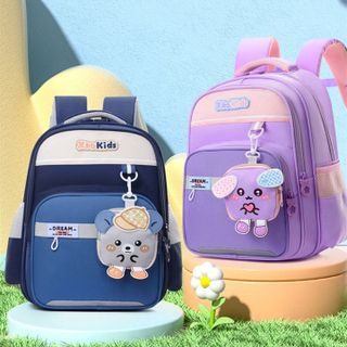 BALO LỚP 1 DỄ THƯƠNG – CHẤT LIỆU DÀY DẶN, KÈM VÍ MINI SIÊU XINH A6033 - PIPI STORE