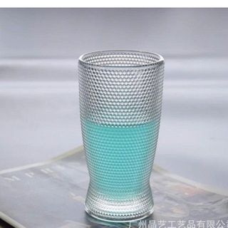 BỘ 6 LY THỦY TINH CHẤM BI DELI KB162 2B