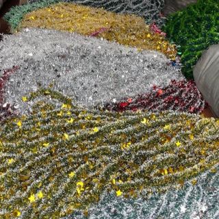 Combo 10 dây Thông Noel, Dây Kim Tuyến Đuôi Chồn Nhiều Màu Sắc . Trang Trí Noel , Giáng Sinh Dài 1,5m