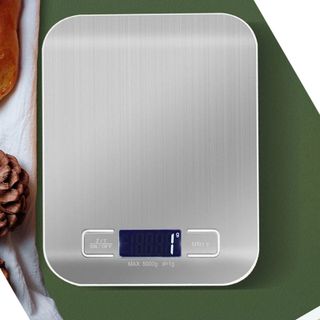 CÂN ĐIỆN TỬ NHÀ BẾP 5KG MẶT NHÔM