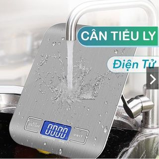 CÂN ĐIỆN TỬ NHÀ BẾP 5KG MẶT NHÔM