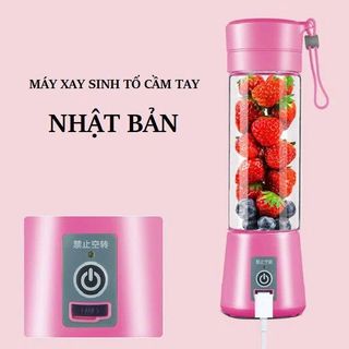 MÁY XAY SINH TỐ 6 LƯỠI CẦM TAY SẠC PIN