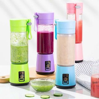 MÁY XAY SINH TỐ 6 LƯỠI CẦM TAY SẠC PIN