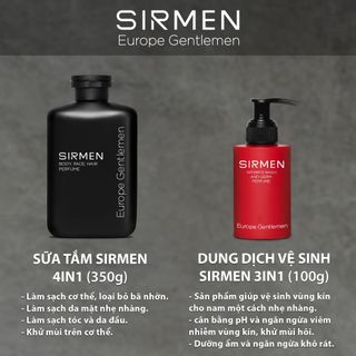 [Spring Collection 2024] Combo LIVERPOOL EUROPE Sữa tắm 350g, Nước hoa nam 10ml, Xịt thơm miệng và Dung dịch vệ sinh nam 100g THƠM TỪ TRONG RA NGOÀI nguyên liệu châu Âu SIRMEN Europe Gentlemen chiết xuất tự nhiên công nghệ EU-Nano