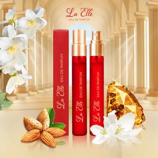{Gift - Hộp 2 chai cao cấp} Nước Hoa Nữ La Elle - Miss Europe Secret công nghệ EU Nano từ Châu Âu Chai 10ml thơm quyến rũ sang trọng lưu hương lâu đến 12h