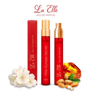 {Gift - 1 chai} Nước Hoa Nữ La Elle - Miss Europe Secret công nghệ EU Nano từ Châu Âu Chai 10ml thơm quyến rũ sang trọng lưu hương lâu đến 12h