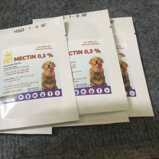 Gói Trộn Thức Ăn Sạch Ve Rận Petmectin , Bọ Chét, Kí Sinh Cho Chó Mèo