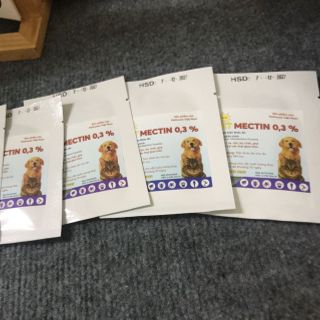 Gói Trộn Thức Ăn Sạch Ve Rận Petmectin , Bọ Chét, Kí Sinh Cho Chó Mèo