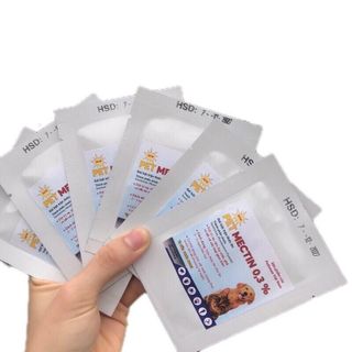 Petmectin Gói Trộn Thức Ăn Sạch Ve Rận Bọ Chét , Ký Sinh Cho Chó Mèo