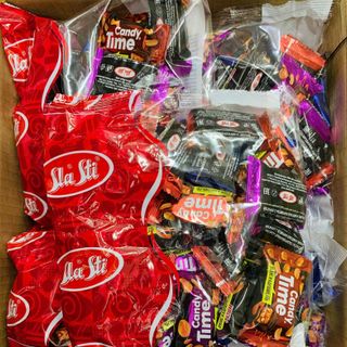 Kẹo Socola nhân Caramen Candy time 3 vị 200g Slasti