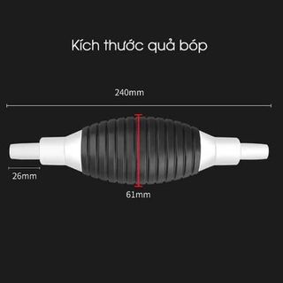 Vòi bơm hút chất lỏng, Ống bơm hút chất lỏng bóp tay tiện lợi