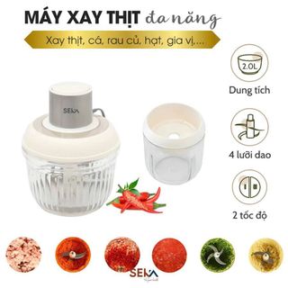 MÁY XAY THỊT 2 CỐI ĐA NĂNG SEKA SK2287