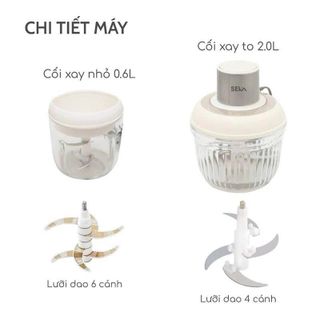 MÁY XAY THỊT 2 CỐI ĐA NĂNG SEKA SK2287