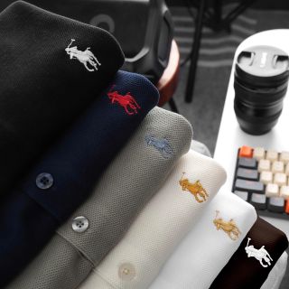 Áo Polo nam Basic. Chất vải cá sấu lục giác co giãn thoải mái