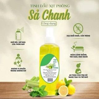 CHAI XỊT PHÒNG HƯƠNG CHANH SẢ 250ML