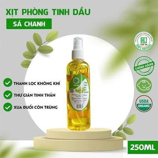 CHAI XỊT PHÒNG HƯƠNG CHANH SẢ 250ML