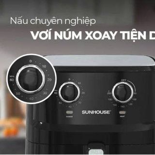 NỒI CHIÊN KHÔNG DẦU 6,5L SUNHOUSE SHD4030