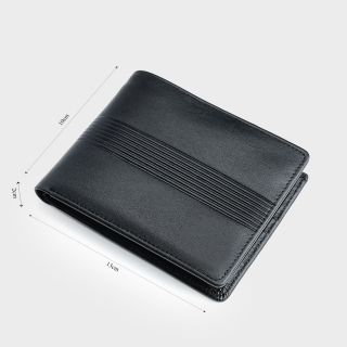 Ví Da Nam Ngang Dập Vân Ngang FA220