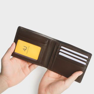 Ví Da Nam Ngang Dập Vân Ngang FA220