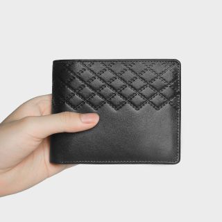 Bóp Ví Nam Da Bò Thật Dáng Ngang Cá Tính F113