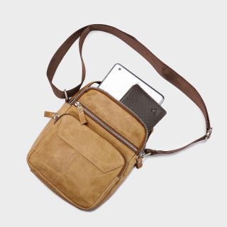 Túi Đeo Chéo Da Bò Thật Thời Trang Cao Cấp DD04