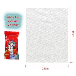 Khăn kẹo viên nén vải không dệt, khăn kẹo Hàn Quốc, khăn giấy nén kẹo đa năng tiện dụng